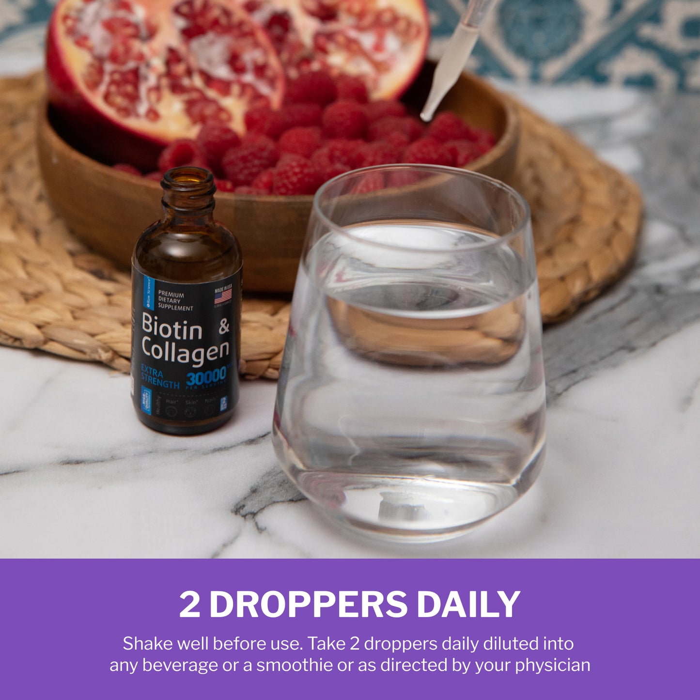 Liquid Biotin and Collagen Drops