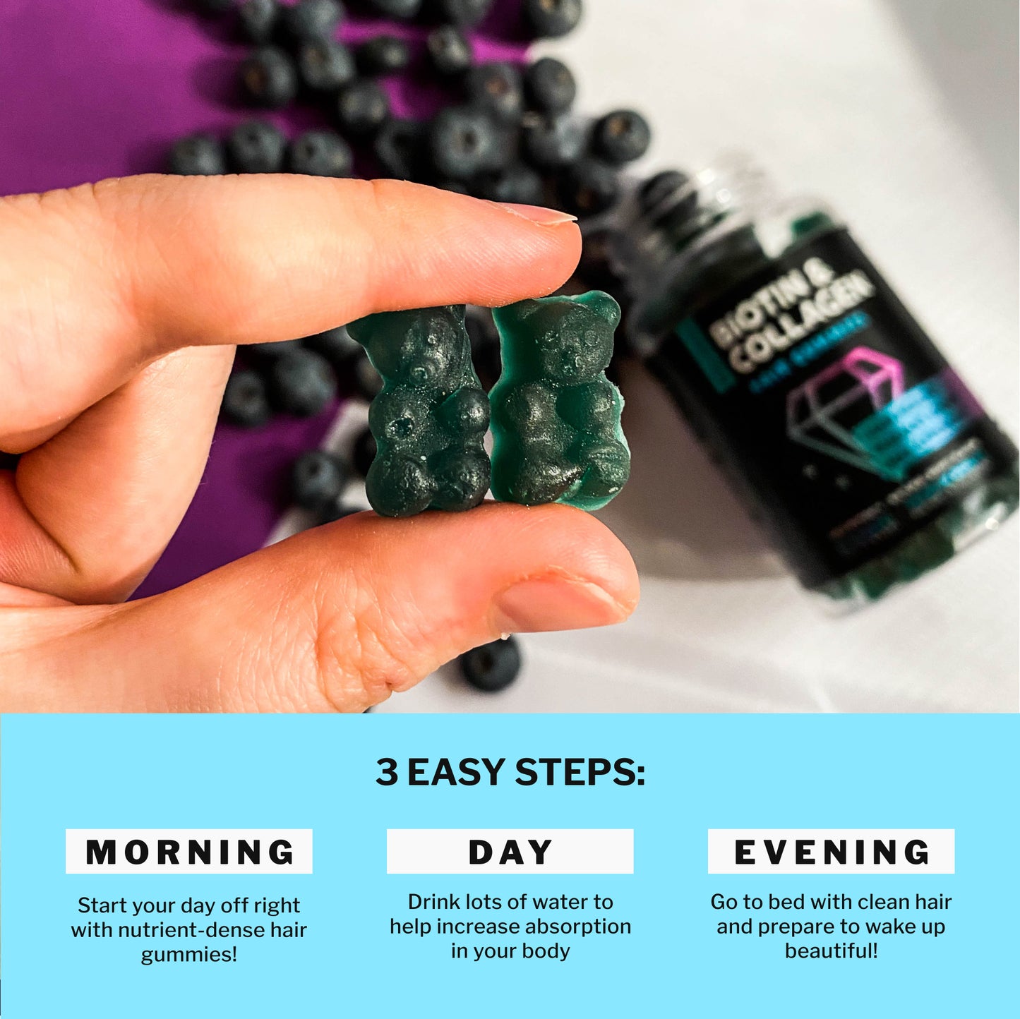 Biotin Collagen Keratin Gummies