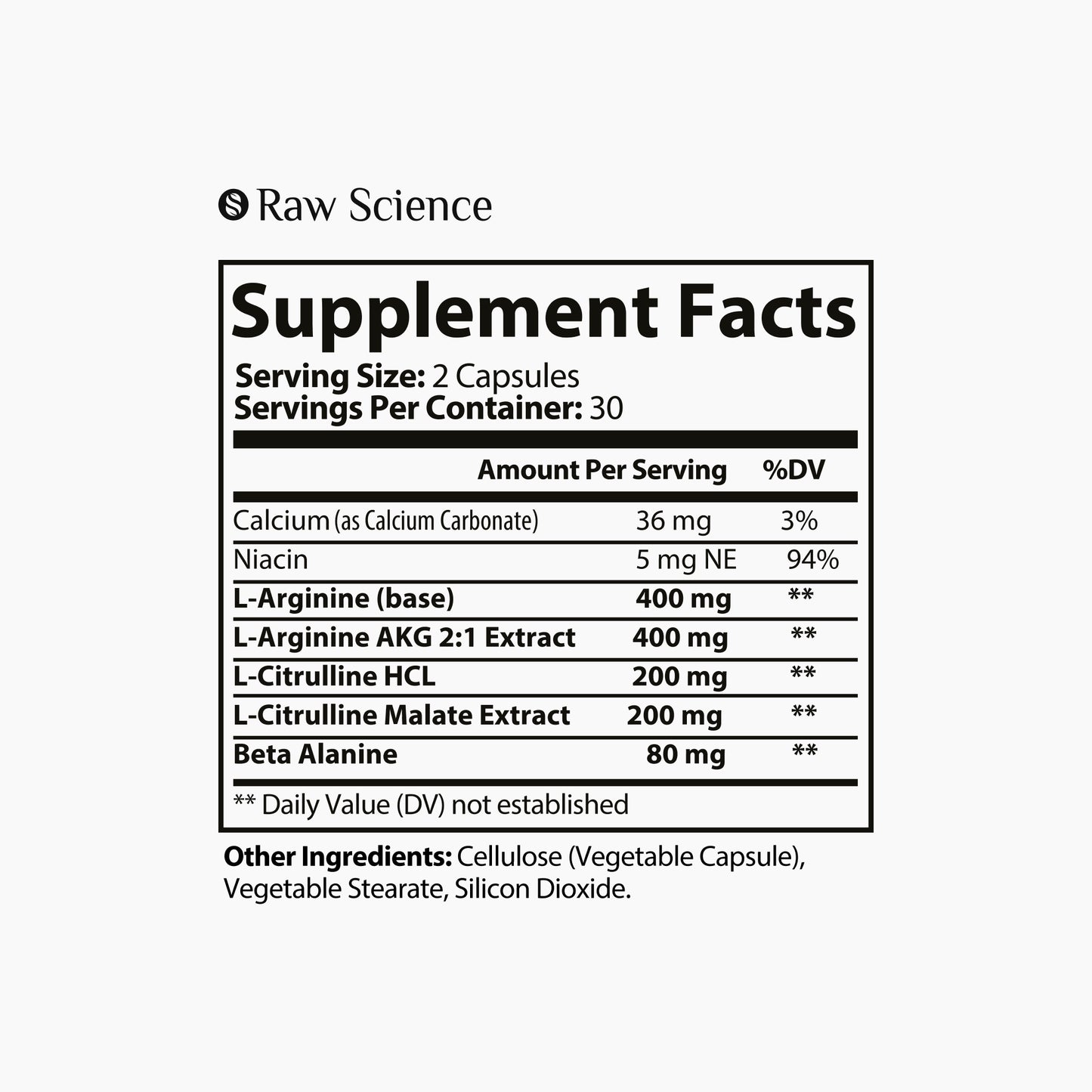 L-Arginine & L Citrulline Pre Workout