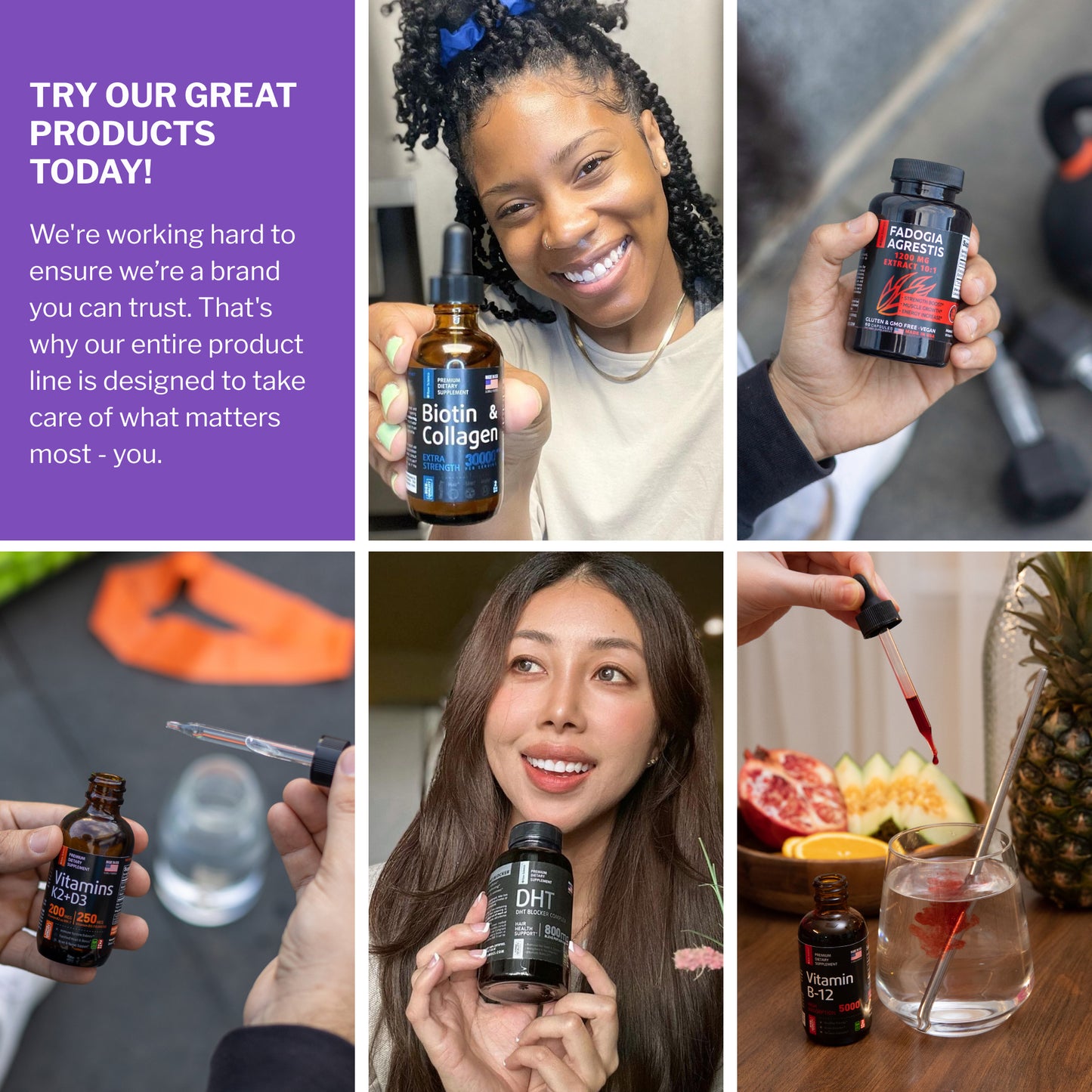 Liquid Biotin and Collagen Drops