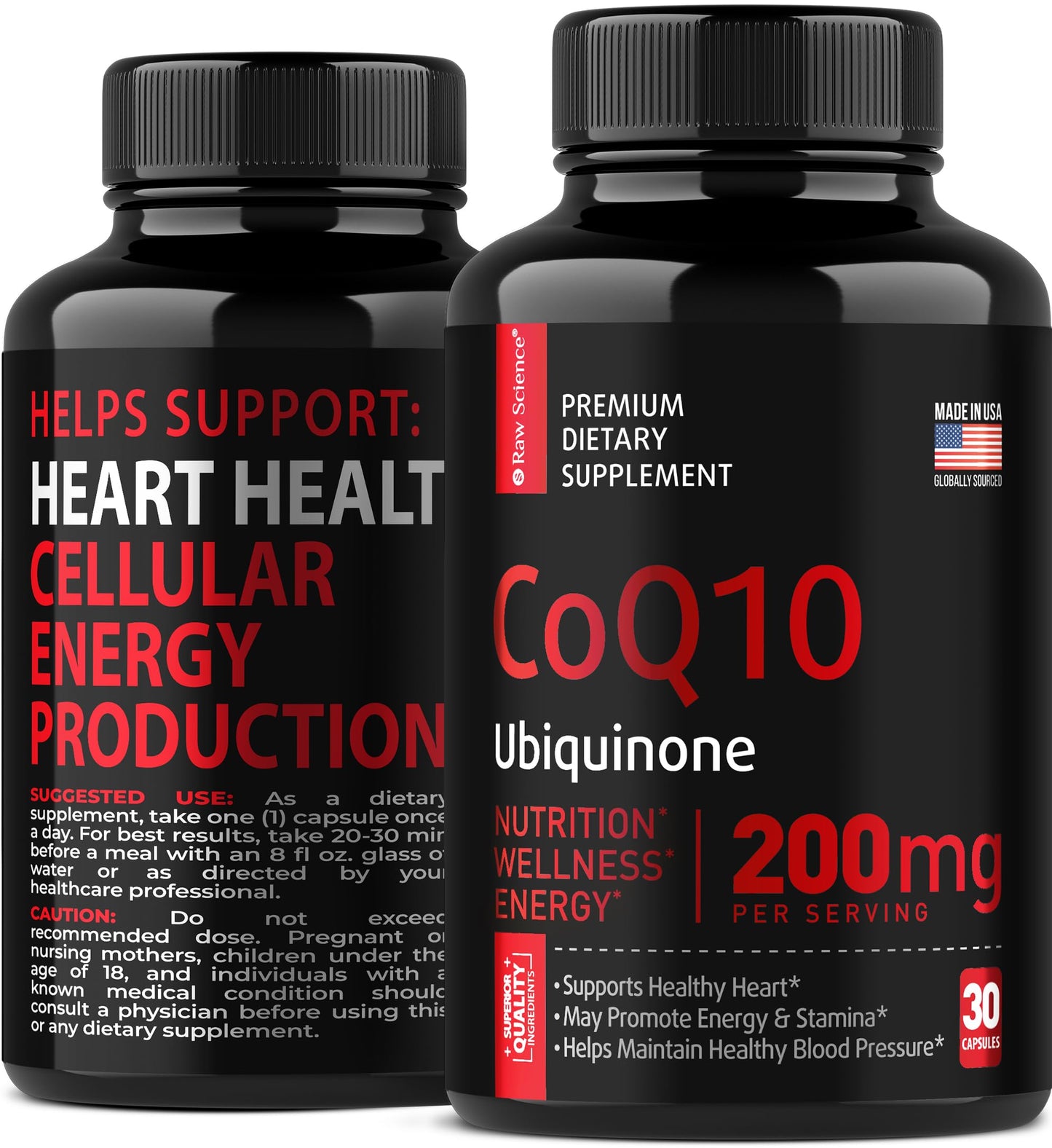 Vegan co q 10 ubiquinone capsules