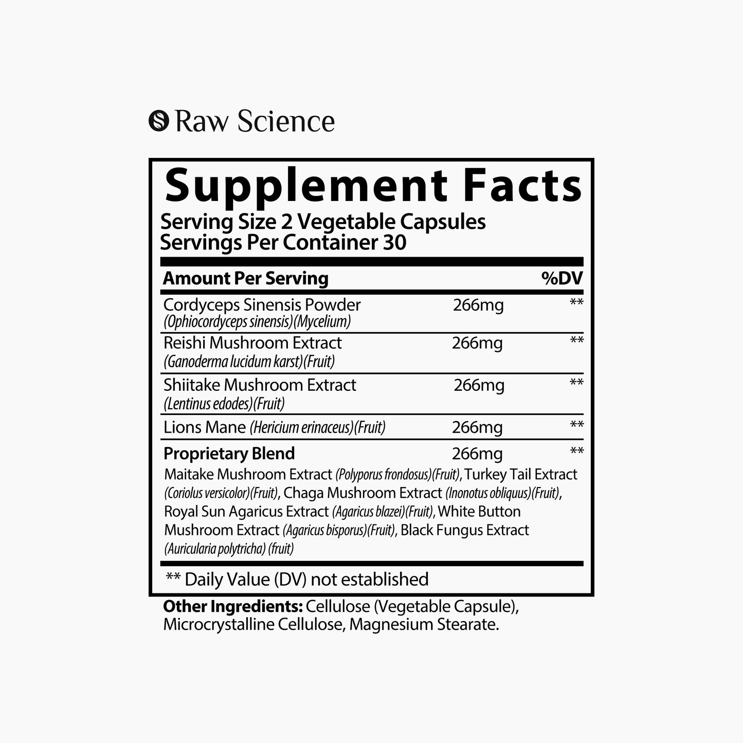 10 Mushroom Blend Capsules