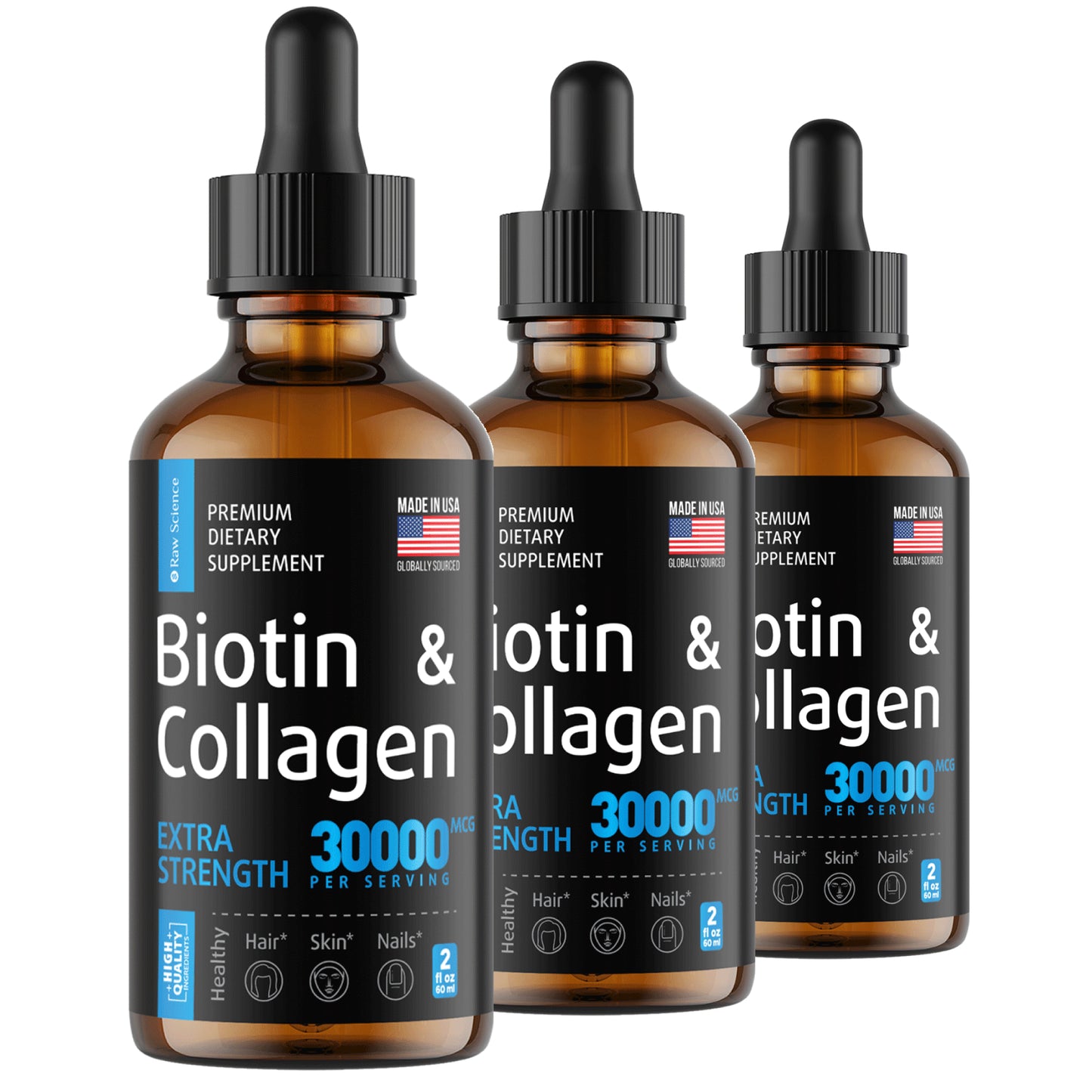 Liquid Biotin and Collagen Drops