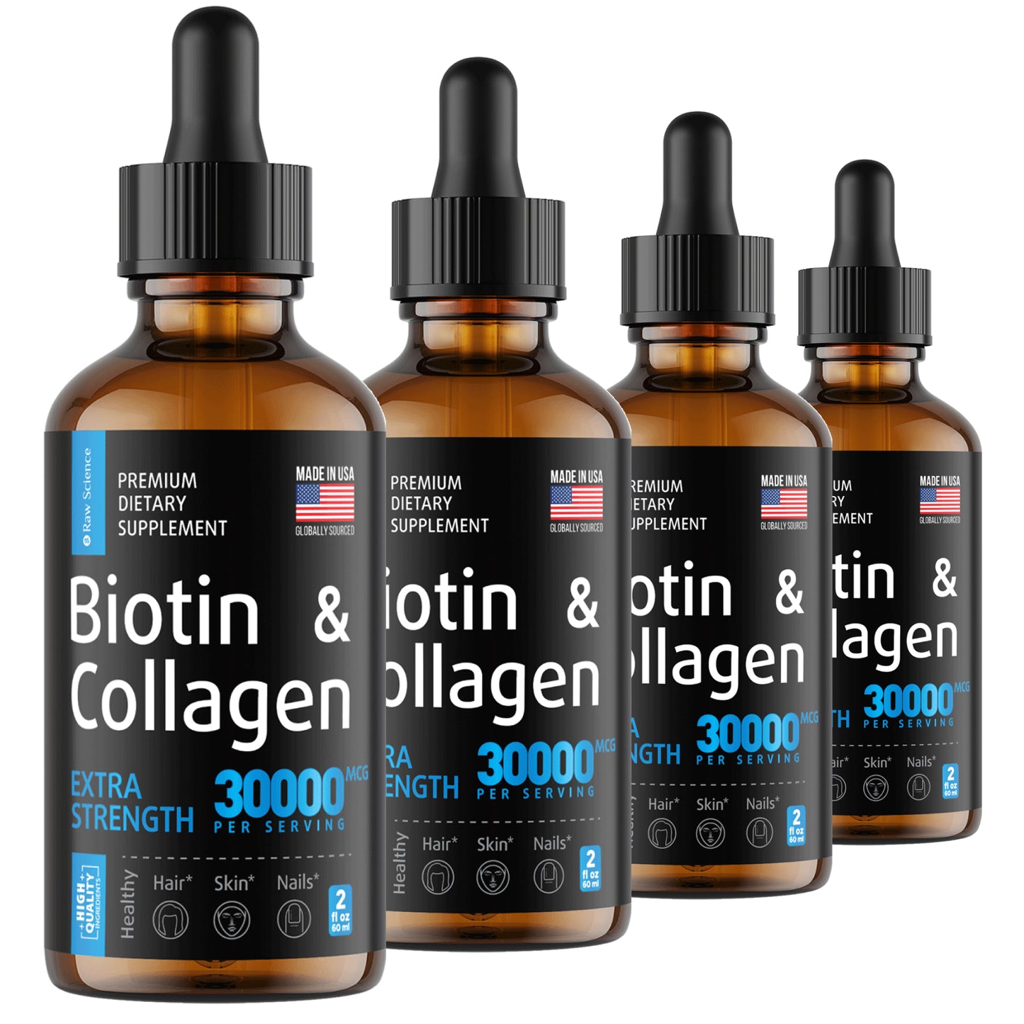 Liquid Biotin and Collagen Drops
