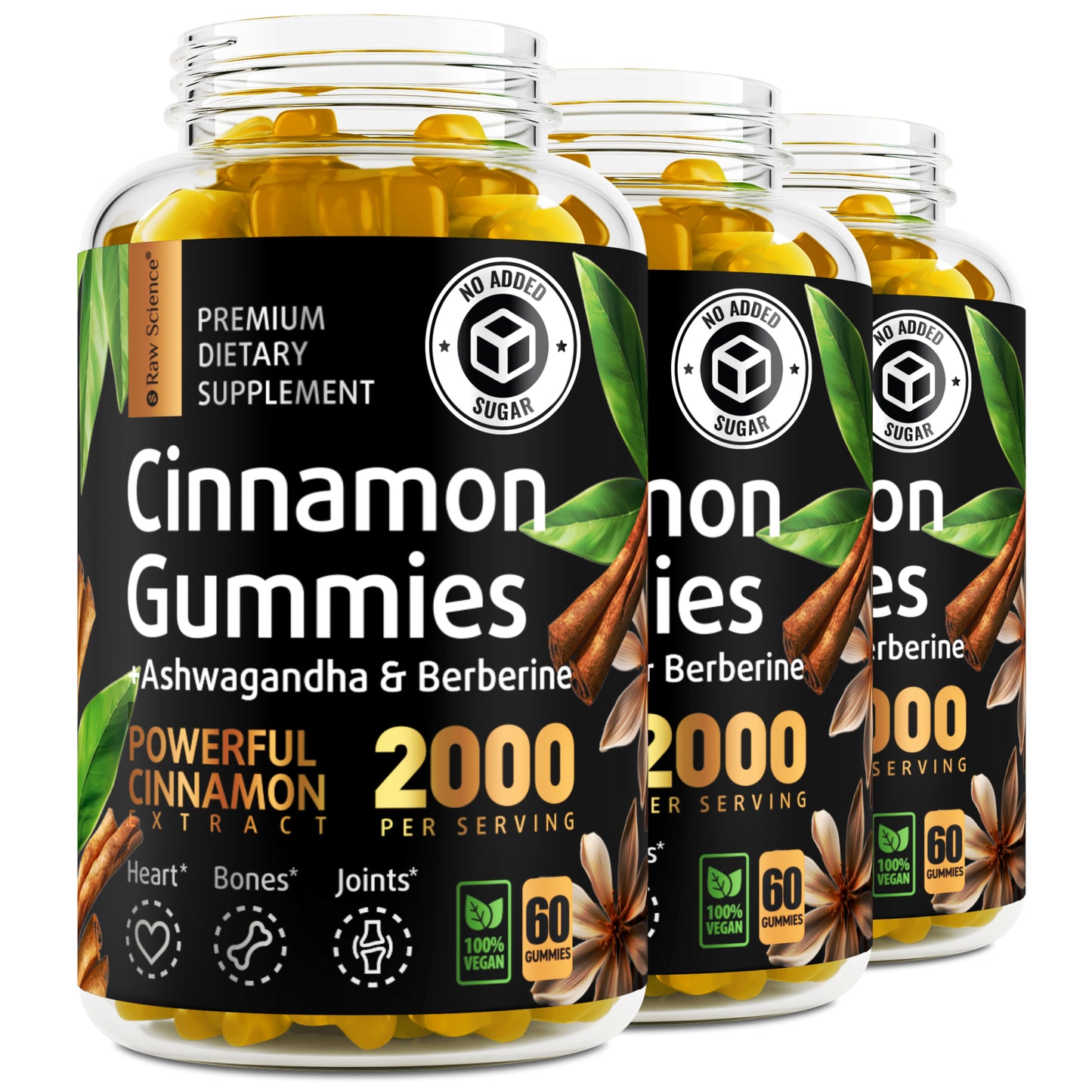 Sugar Free Ceylon Cinnamon and Berberine Gummies
