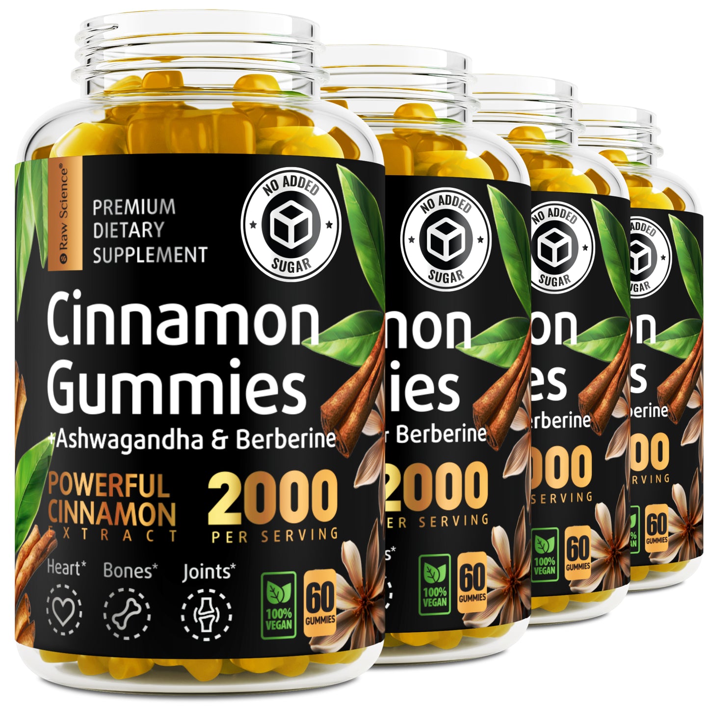 Sugar Free Ceylon Cinnamon and Berberine Gummies