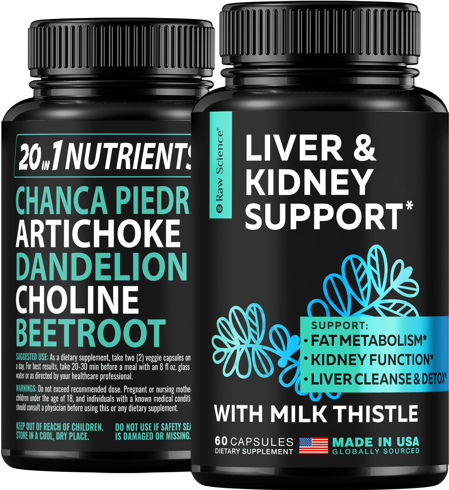Healthy herbal organ detox capsules