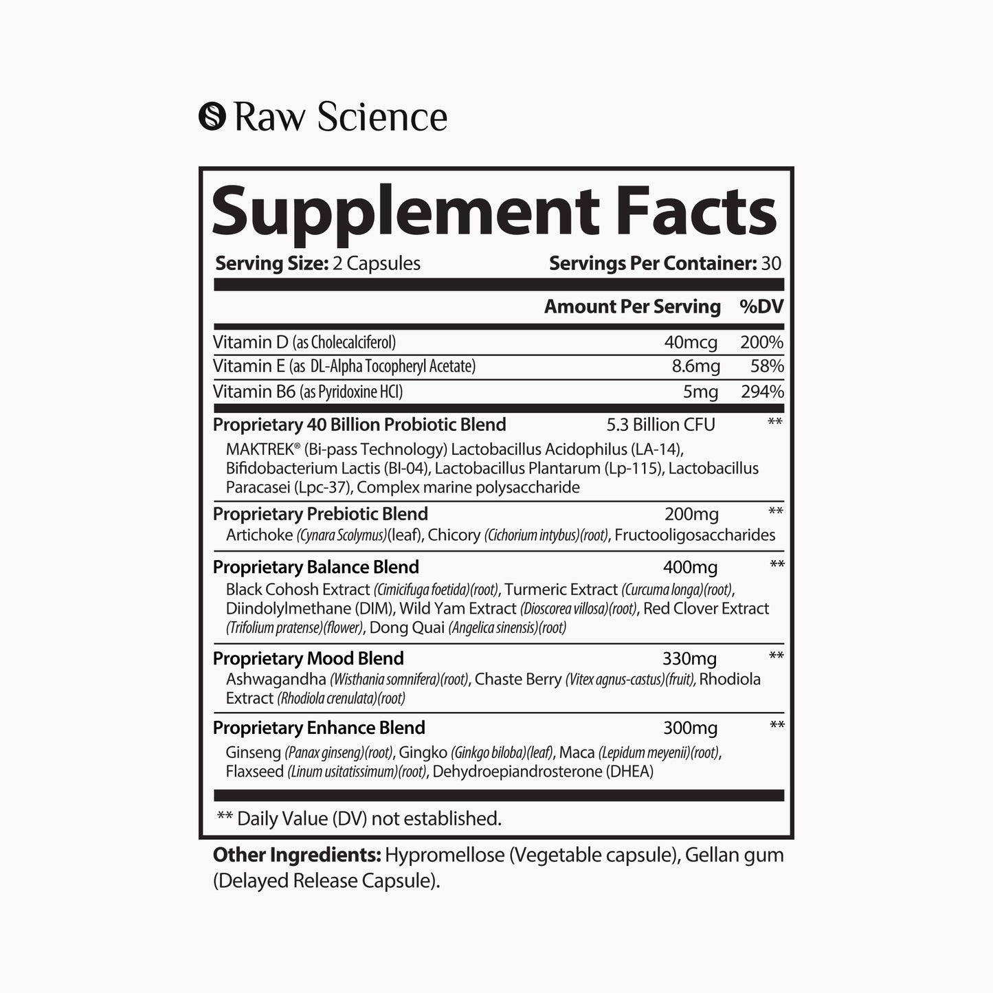 Menopause Support Supplement