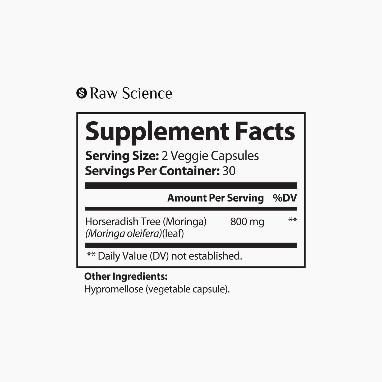 Moringa Powder Capsules