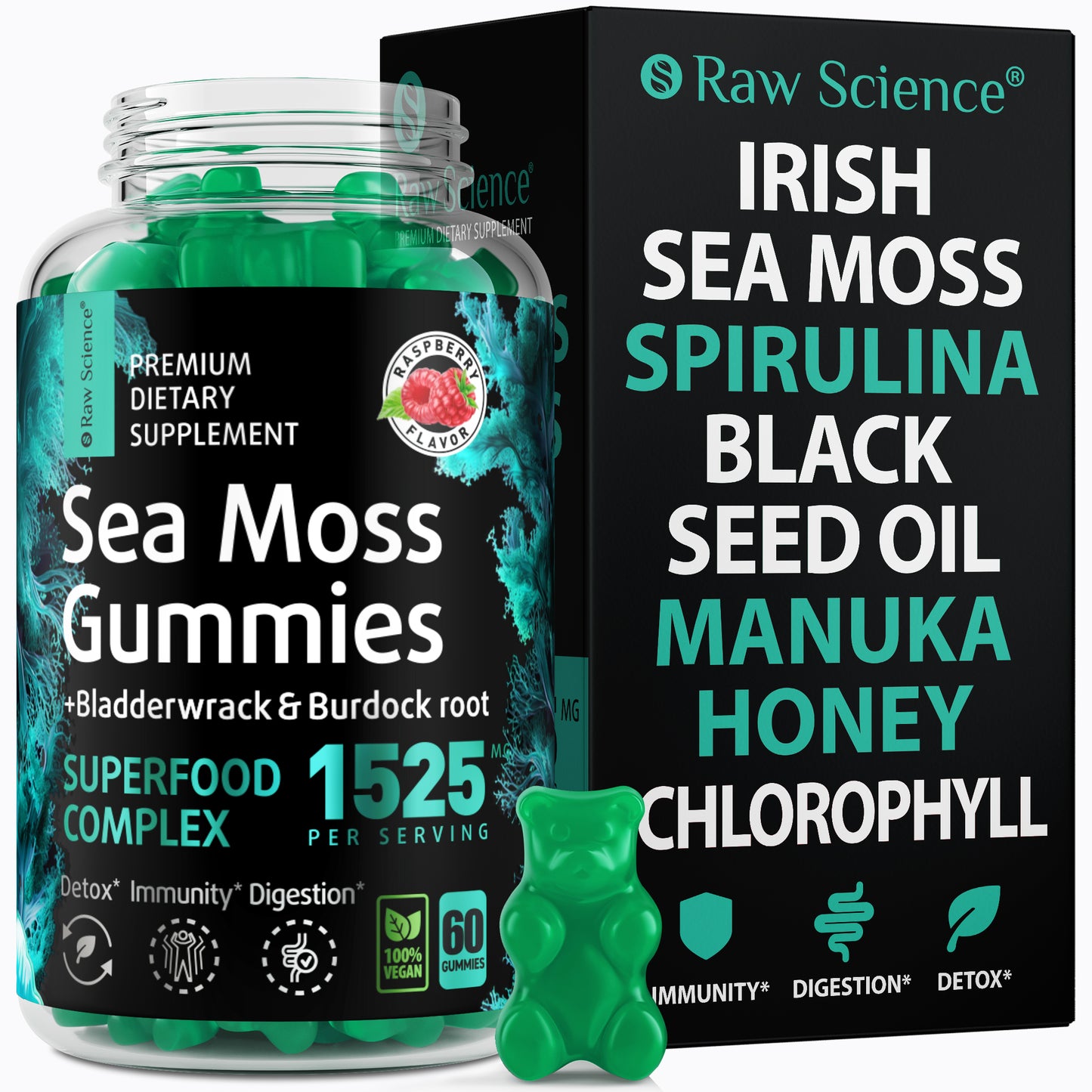 Immune, thyroid & antioxidant superfoods gummies