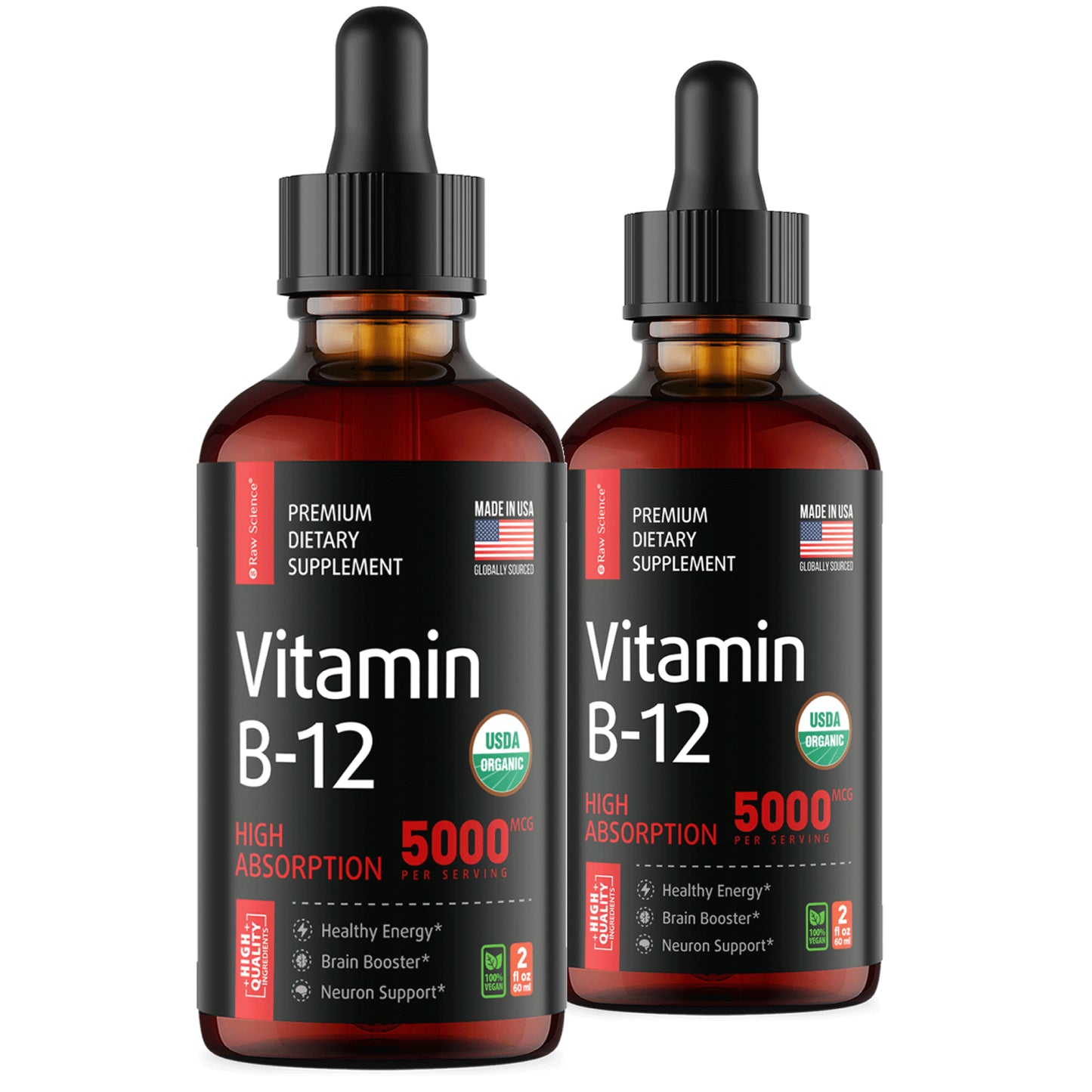 Liquid Vitamin B12 Drops (Methylcobalamin)