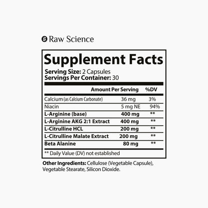 L-Arginine & L Citrulline Pre Workout