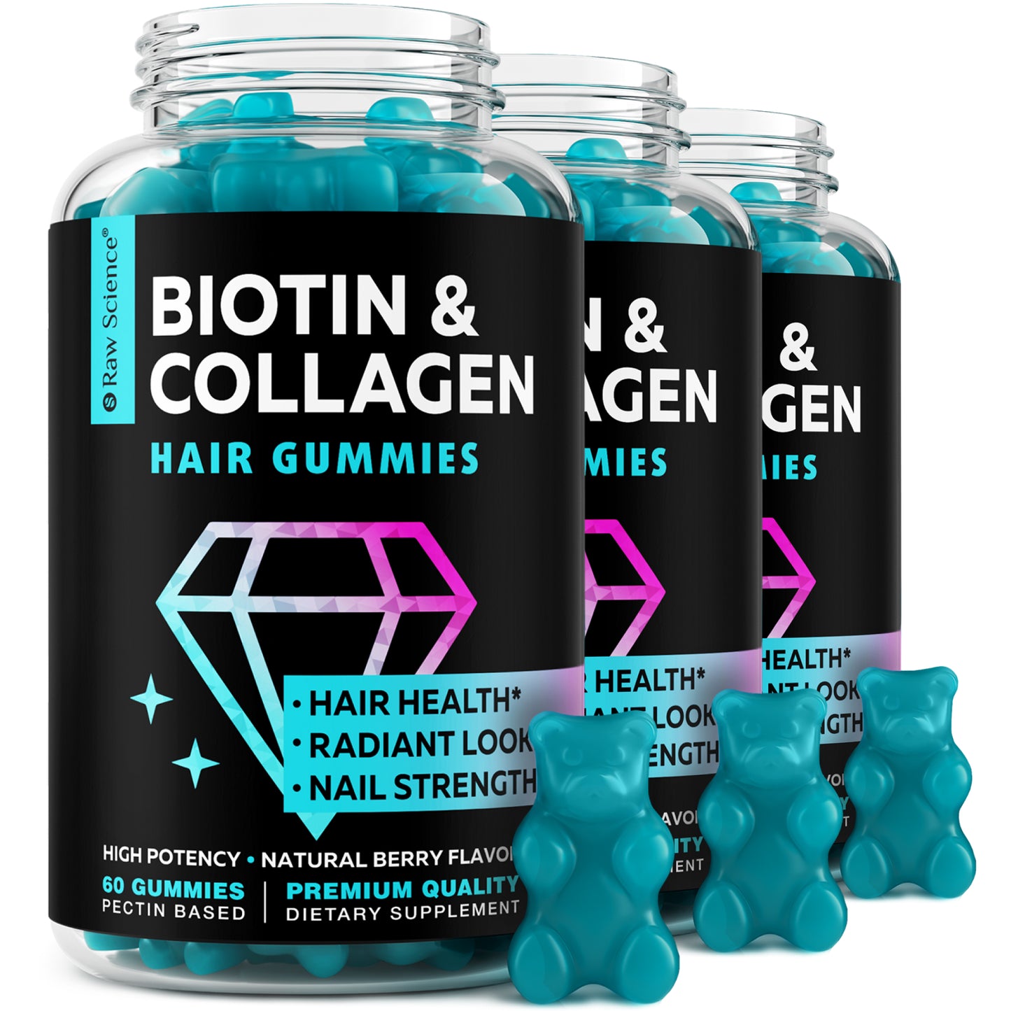 Biotin Collagen Keratin Gummies