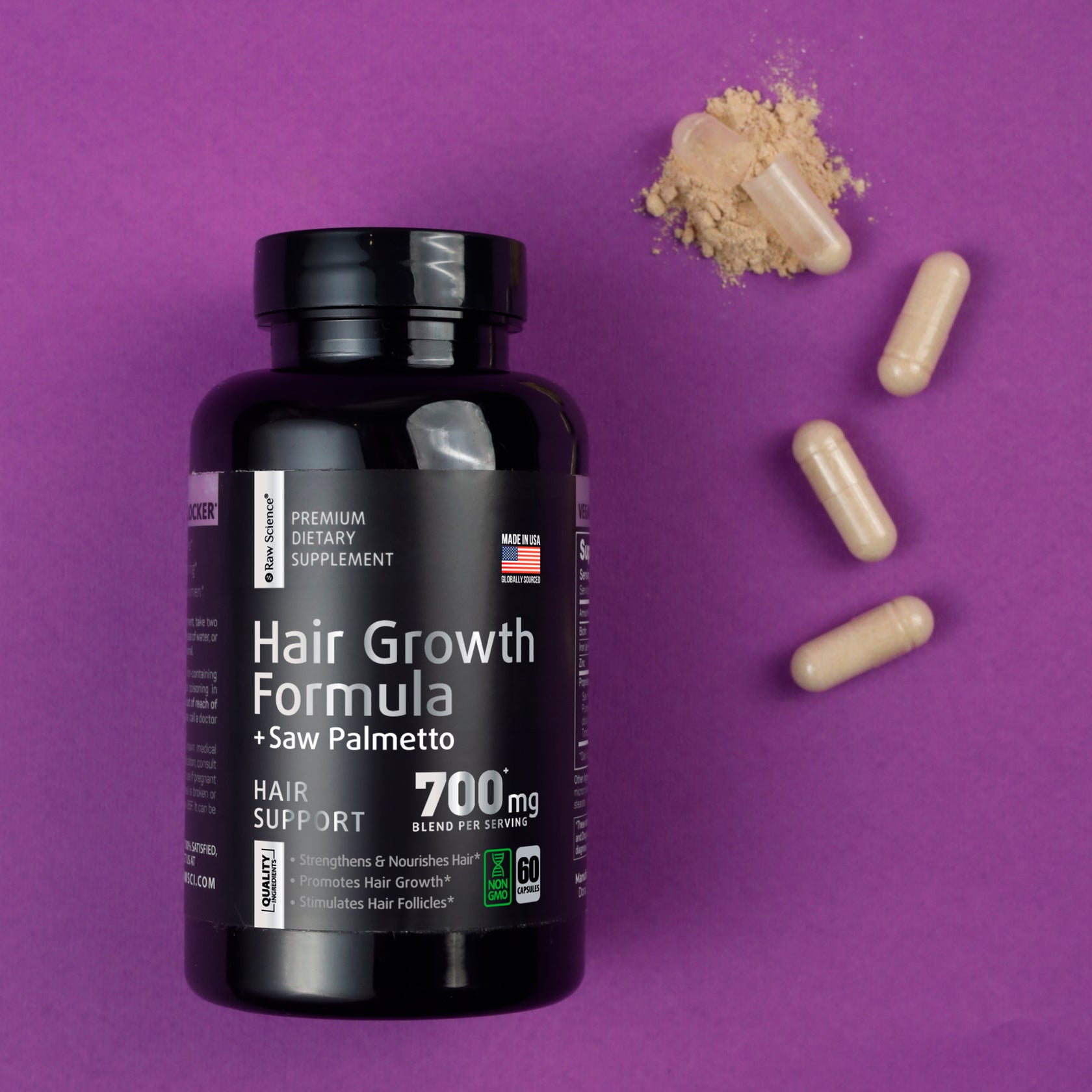 DHT Blocker Vitamin Saw Palmetto DHT Blocker Supplement 60 Capsules