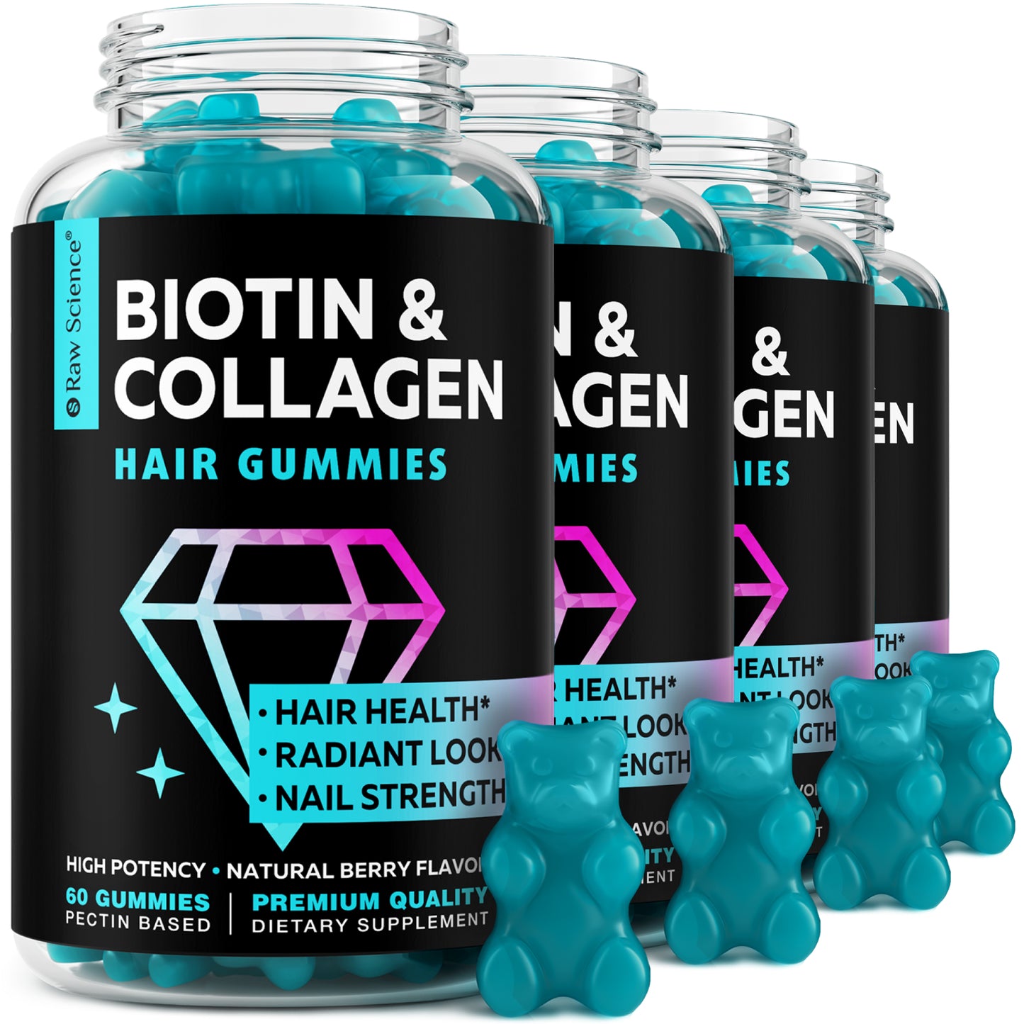 Biotin Collagen Keratin Gummies