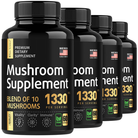 10 Mushroom Blend Capsules Buy 3 Get 1 Free