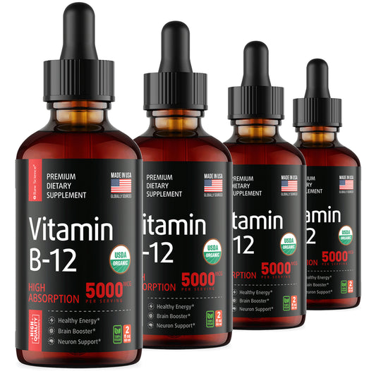 Vitamin B12 Liquid (Methylcobalamin) Drops Buy 3 Get 1 Free