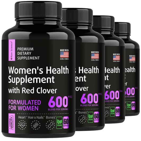 Women's Multivitamin with Magnesium & Red Clover Buy 3 Get 1 Free
